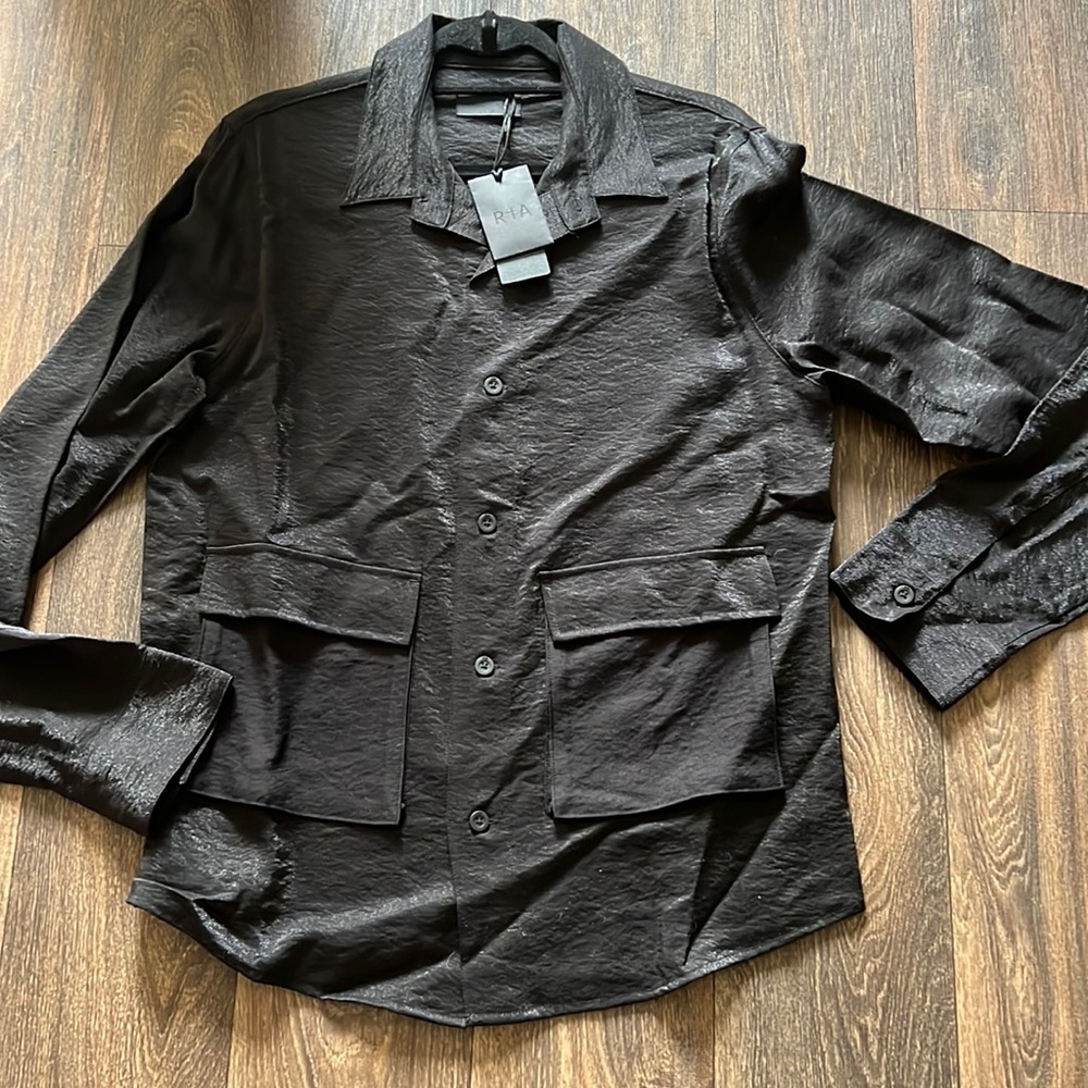 RTA Black Button Up